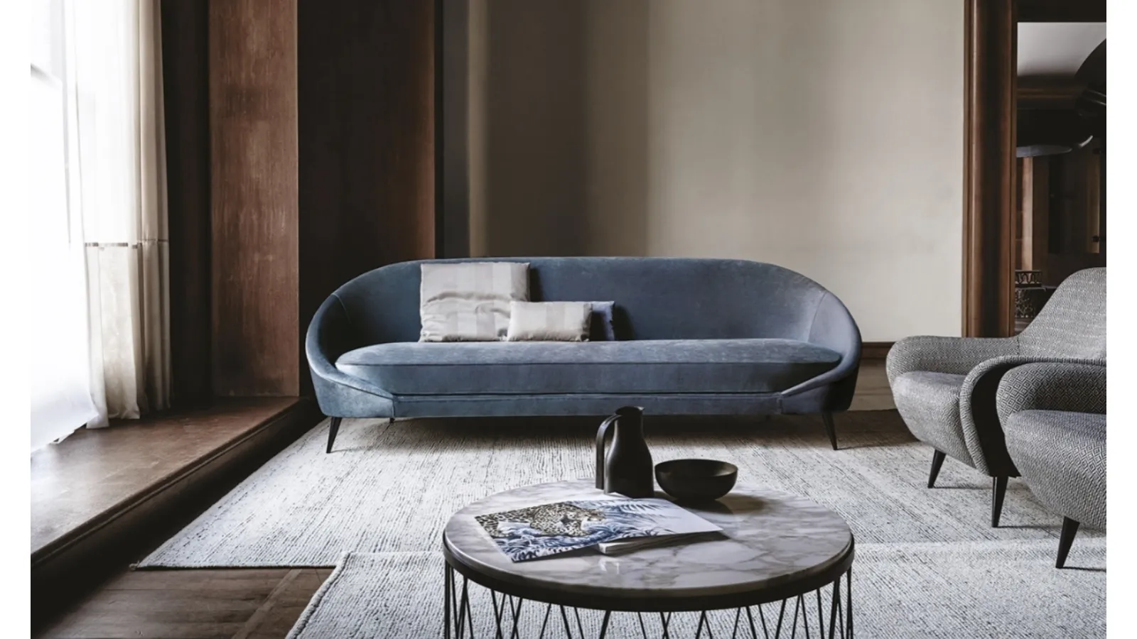 Divano lineare Nido di Vibieffe