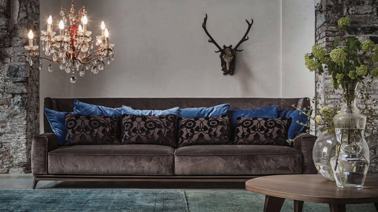 Divano lineare Opera di Vibieffe