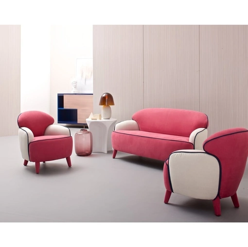 Salotto in tessuto imbottito Polpetta di Estel