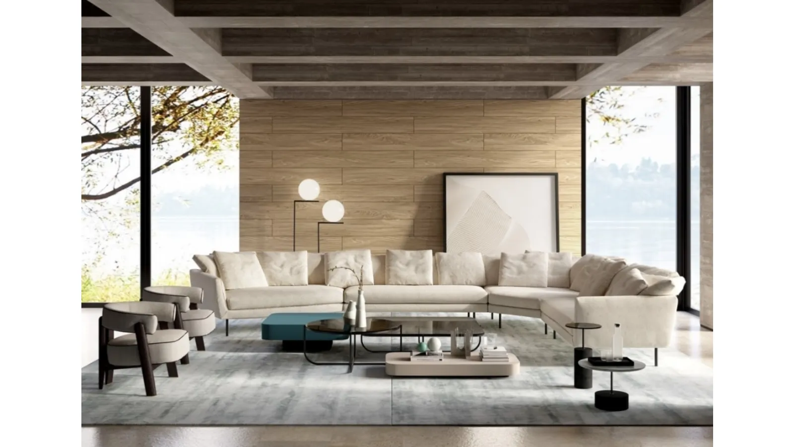 Divano angolare Re Feel di Vibieffe