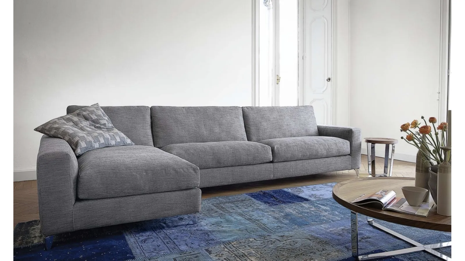 Divano con penisola Zone Comfort di Vibieffe