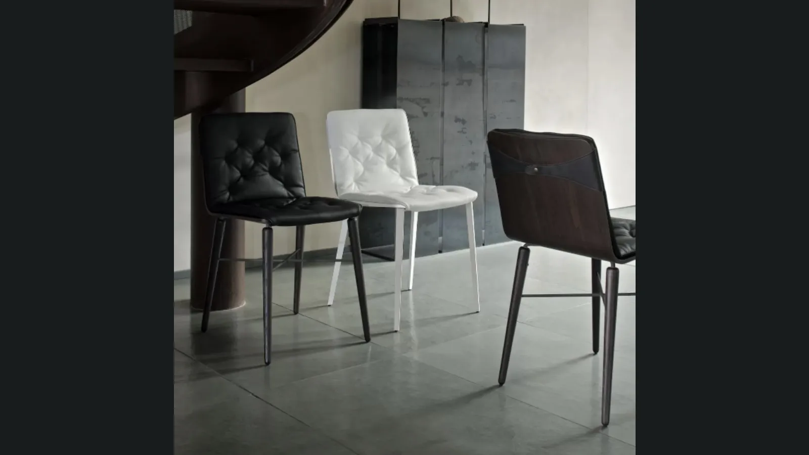 Sedia Kate con monoscocca in legno di Bontempi