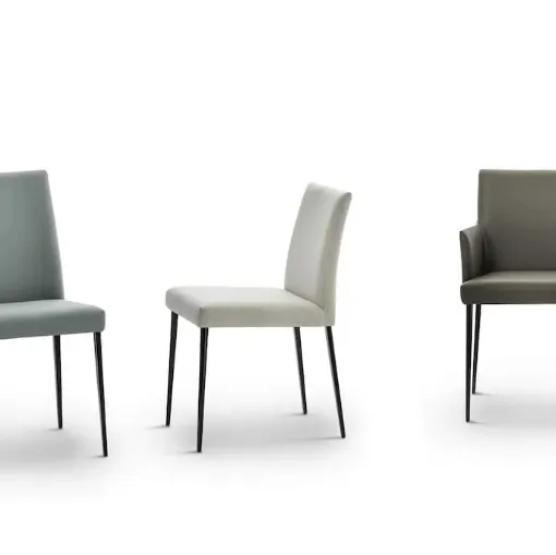 Sedia con o senza braccioli Mila di Bontempi