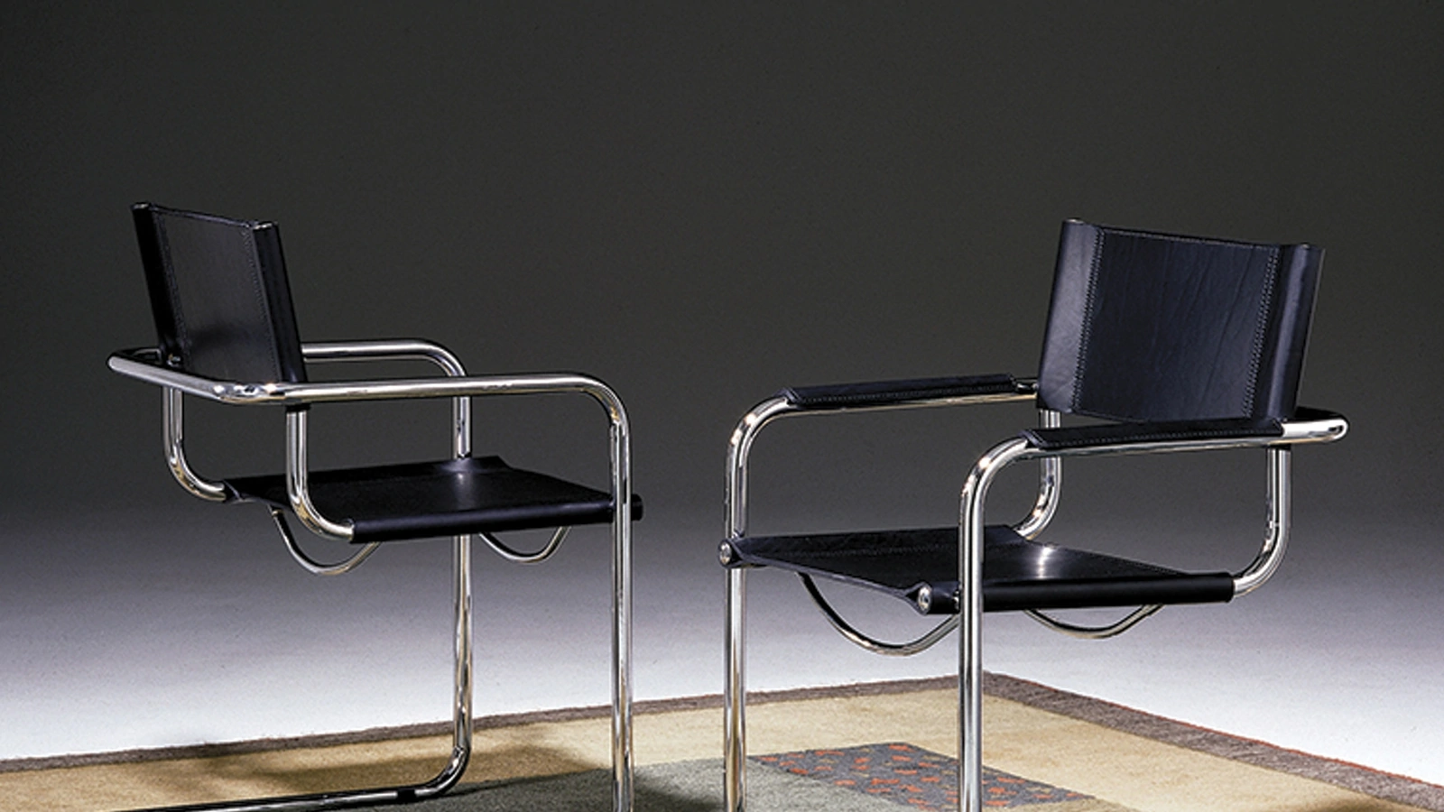 Sedia Cosmo rivestita in cuoio di Sigerico