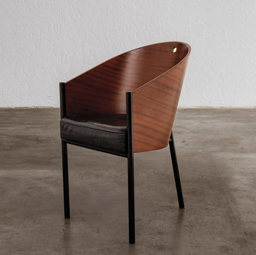 Sedia Ebanista in legno con seduta imbottita di Sigerico