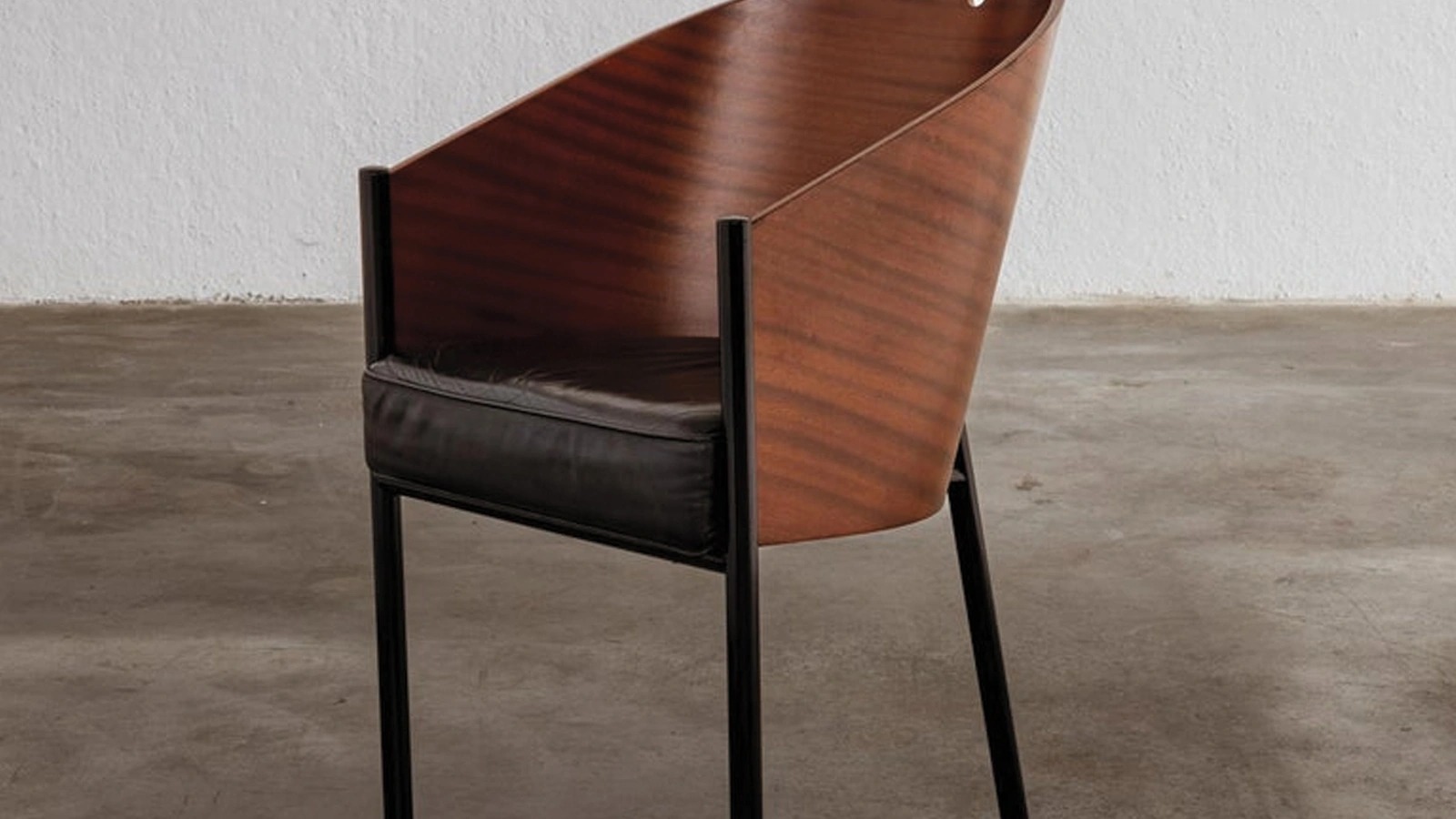 Sedia Ebanista in legno con seduta imbottita di Sigerico