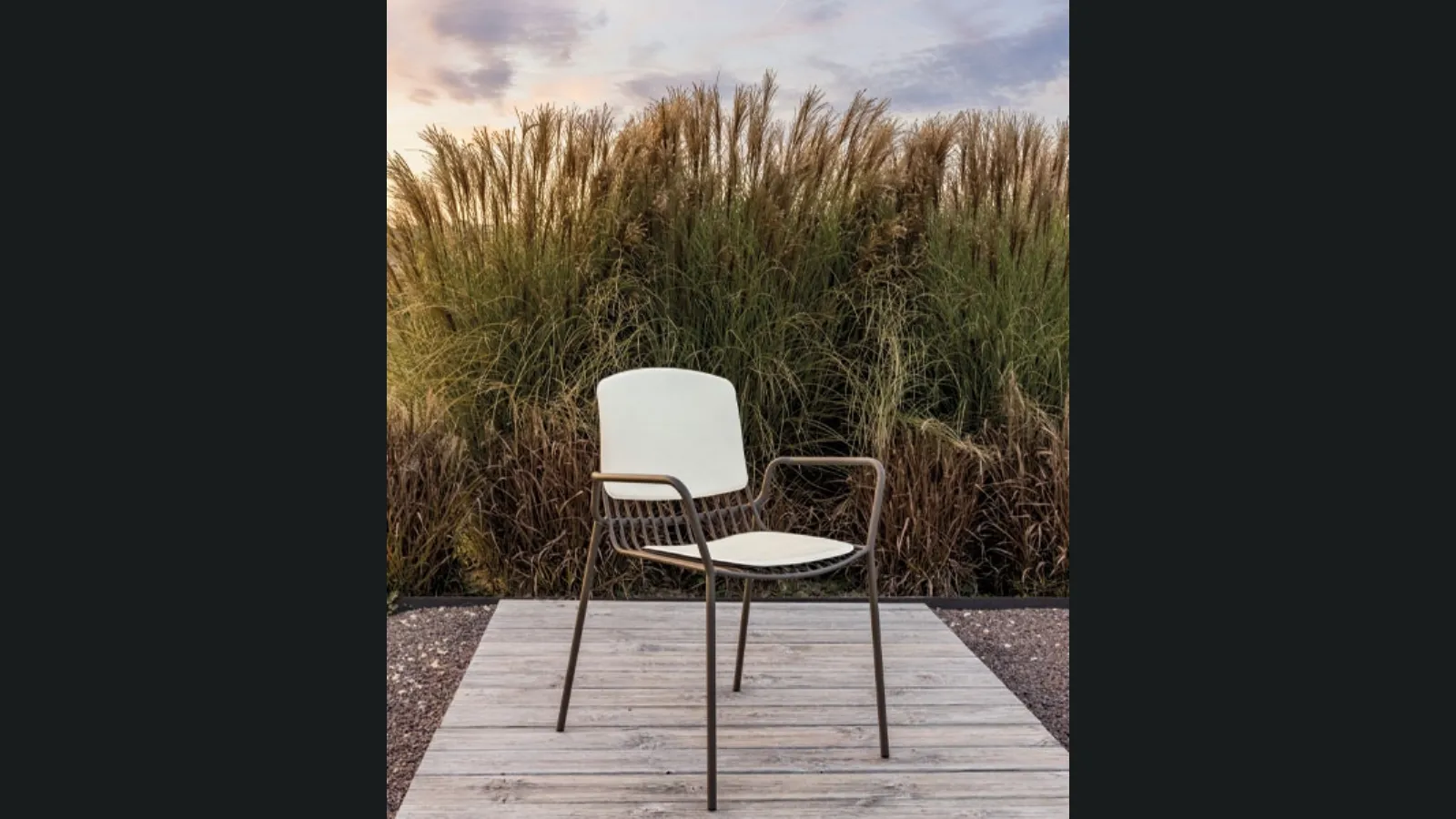 Sedia in metallo Jasmine di Altacom