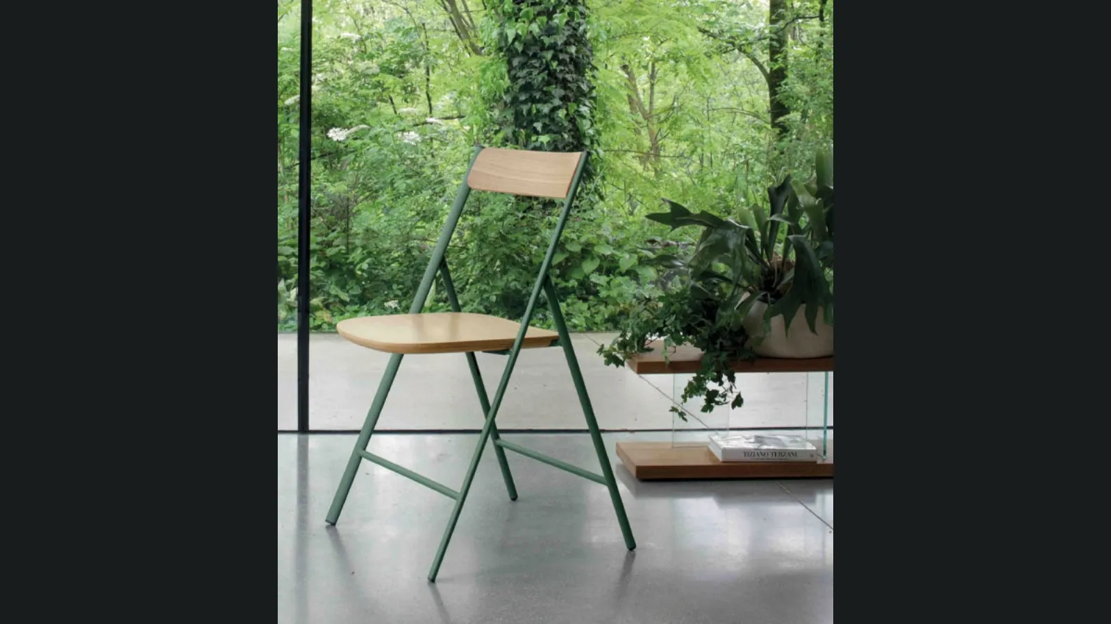 Sedia pieghevole Jolie Wood di Altacom