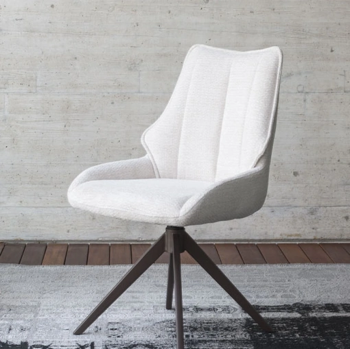 Sedia Raya in tessuto imbottito di Altacom