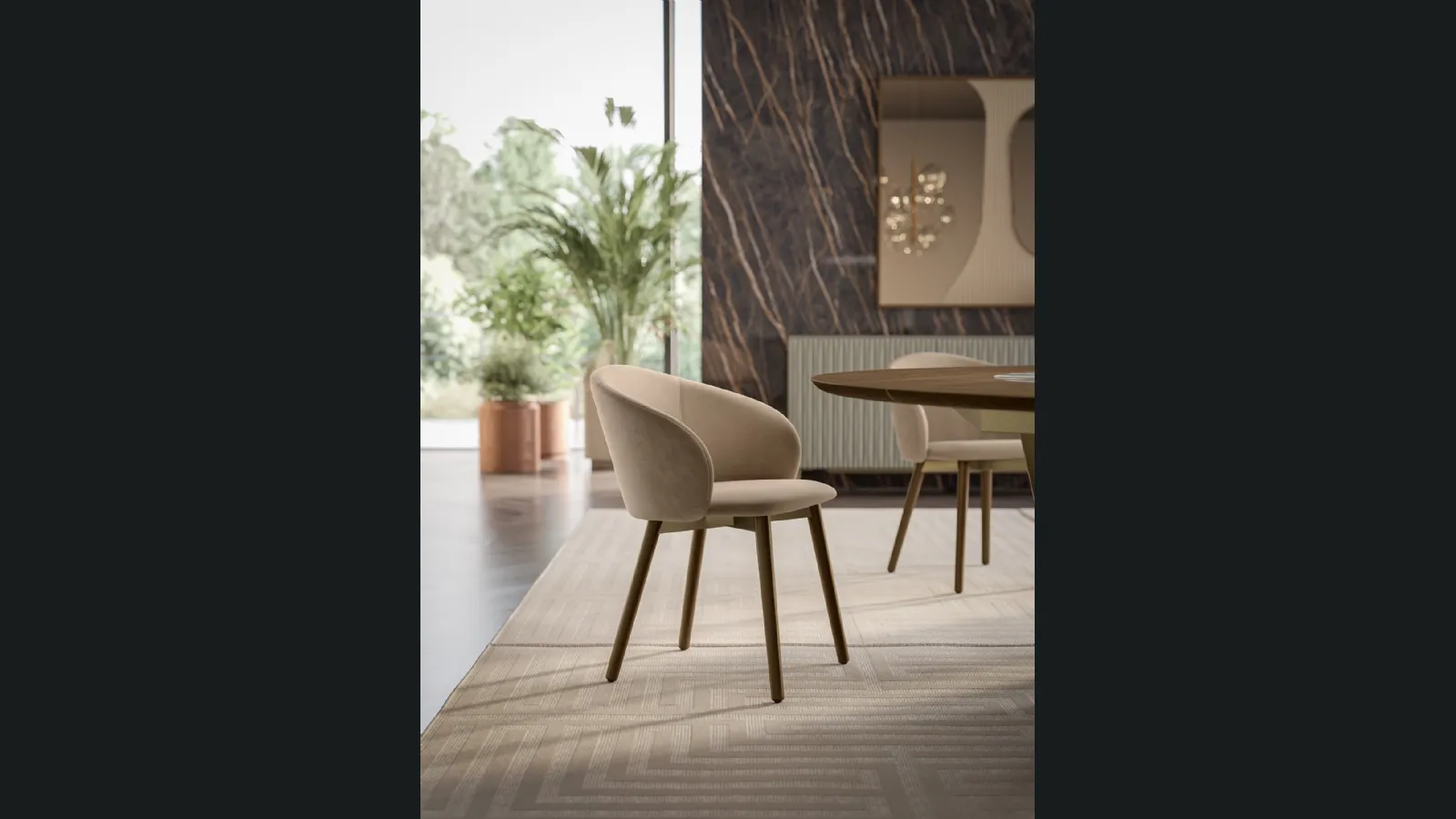 Sedia Rebecca di Bontempi