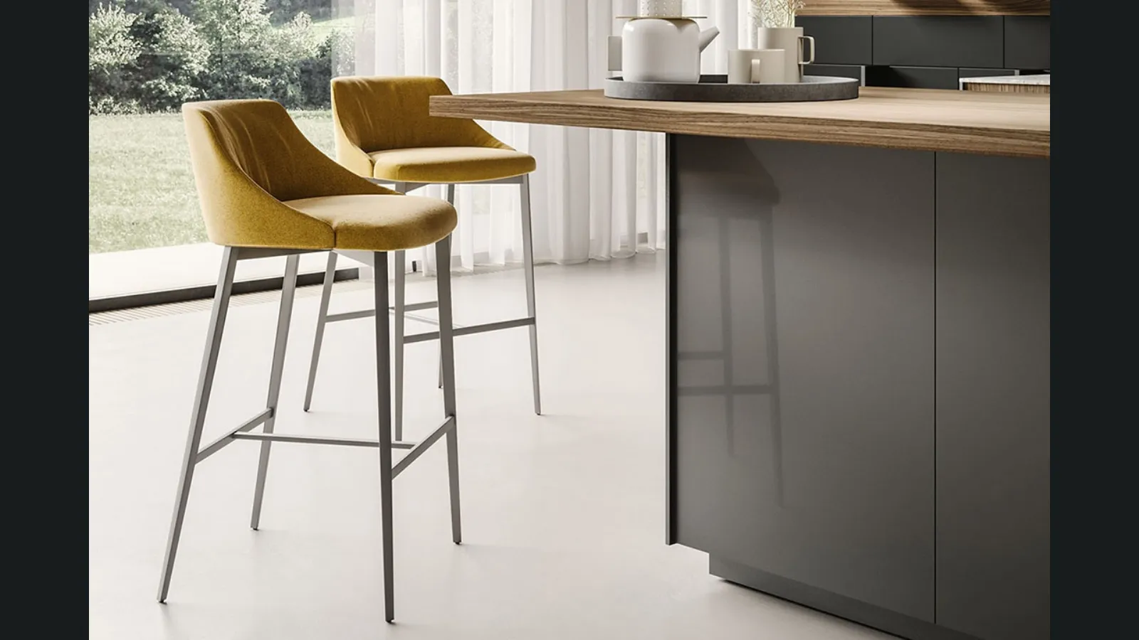 Sgabello Asana di Ronda Design