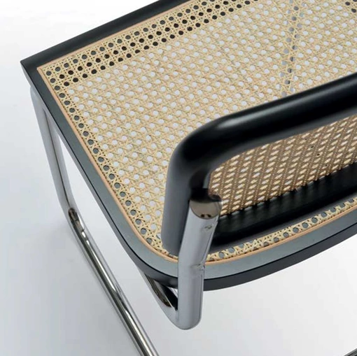 Sgabello Cosmo in paglia di Vienna di Sigerico