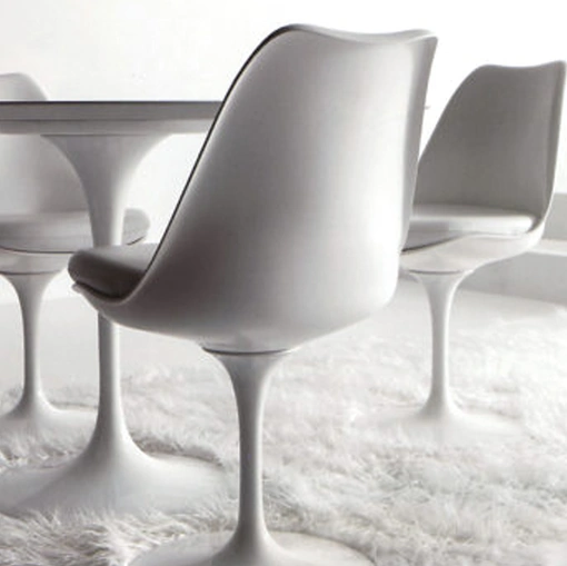 Sedia Stile in poliuretano con rivestimento in pelle di Sigerico