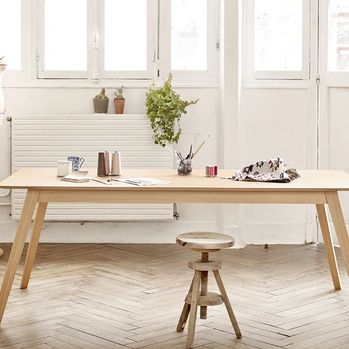 Tavolo Aise finitura legno Oak Allungabile di Treku