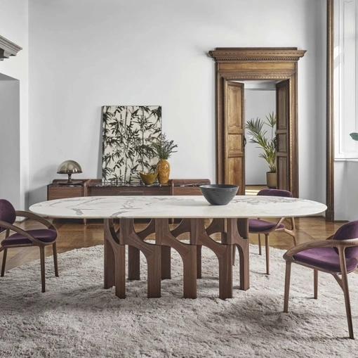 Tavolo Augusto in marmo di Porada