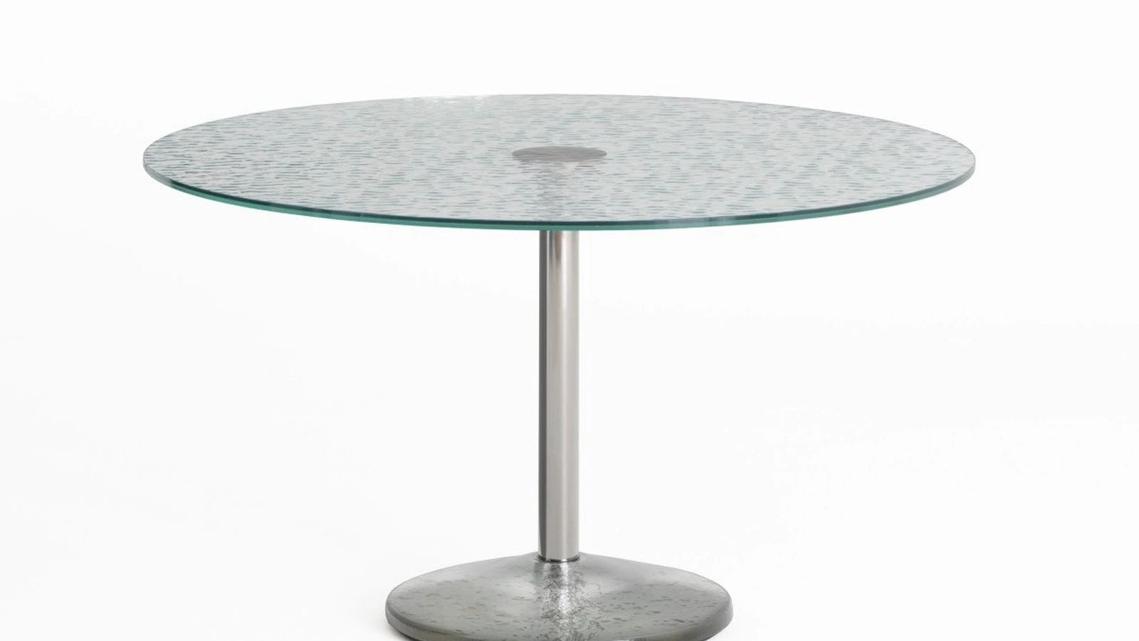 Tavolo rotondo Contro Peso di Glas Italia