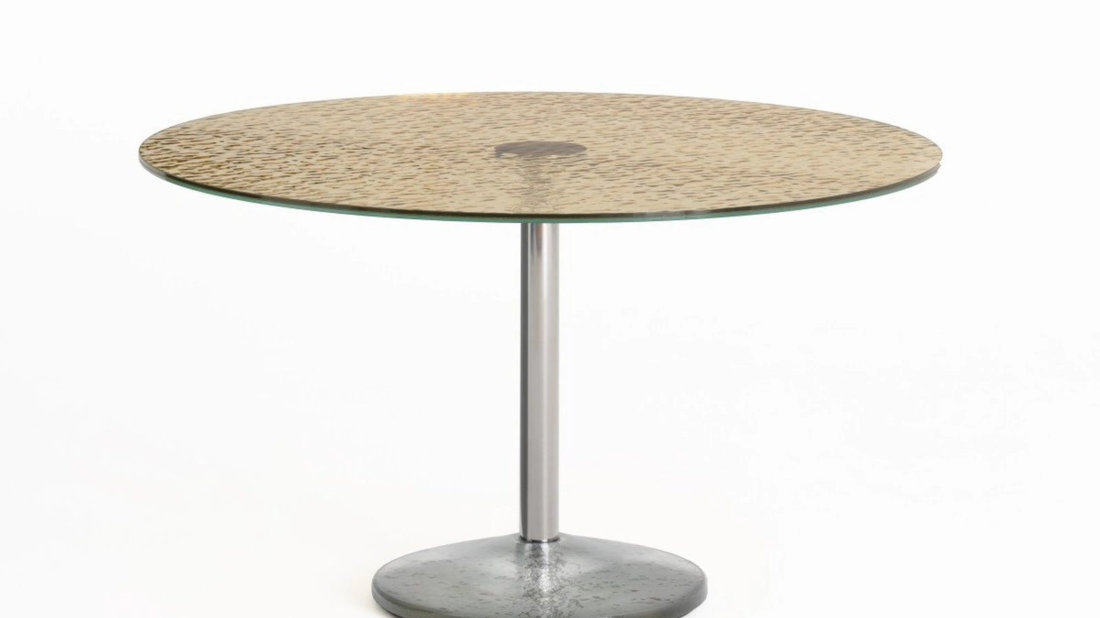 Tavolo rotondo Contro Peso di Glas Italia