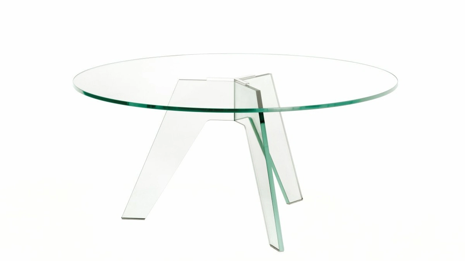 Tavolo rotondo Crystal di Glas Italia