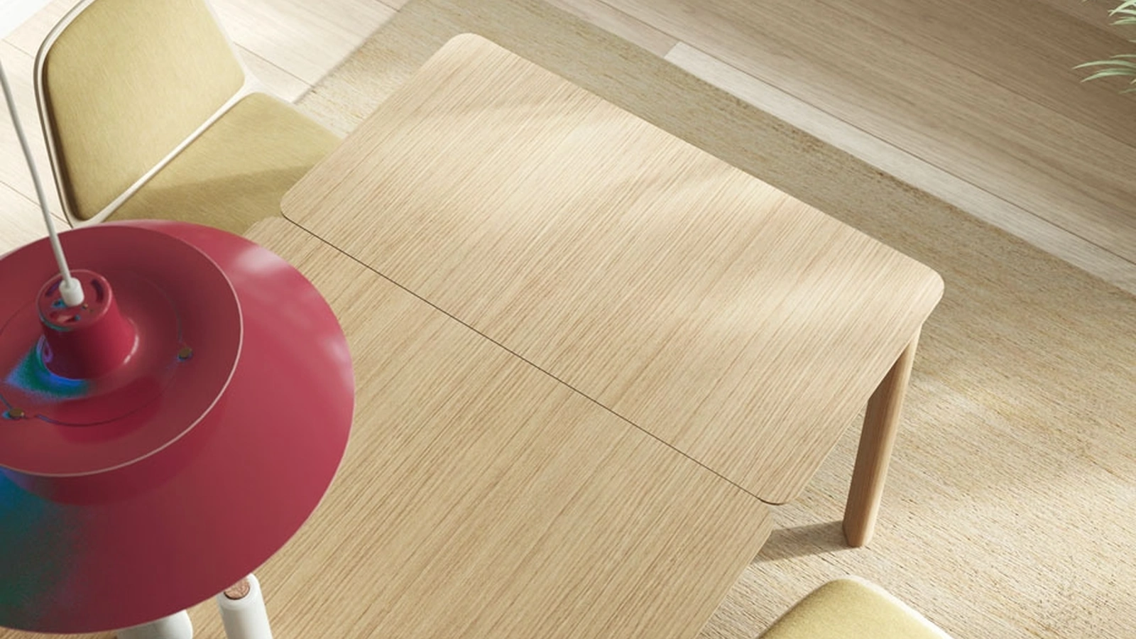 Tavolo Laga finitura legno Natural Oak di Treku