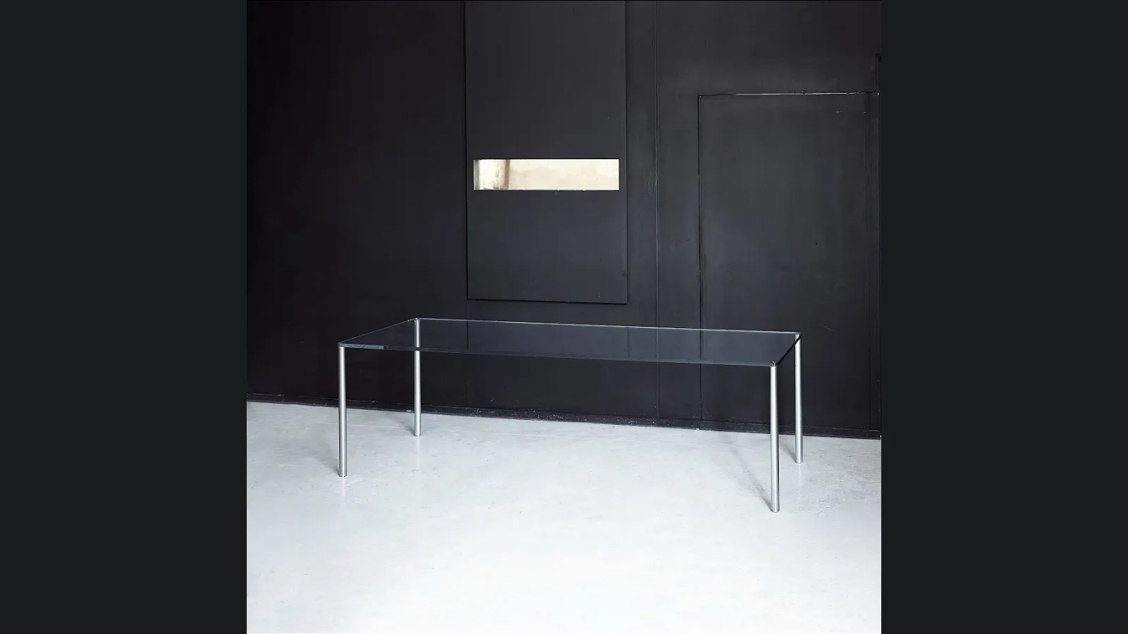 Tavolo Metal Rettangolare di Glas Italia