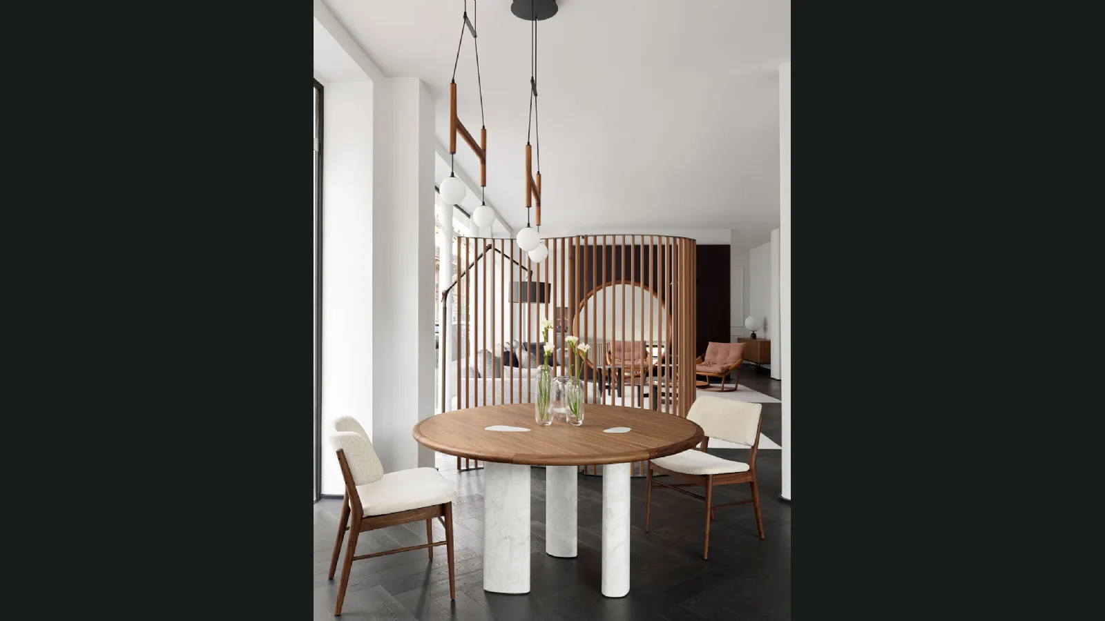 Tavolo rotondo Osmose di Porada