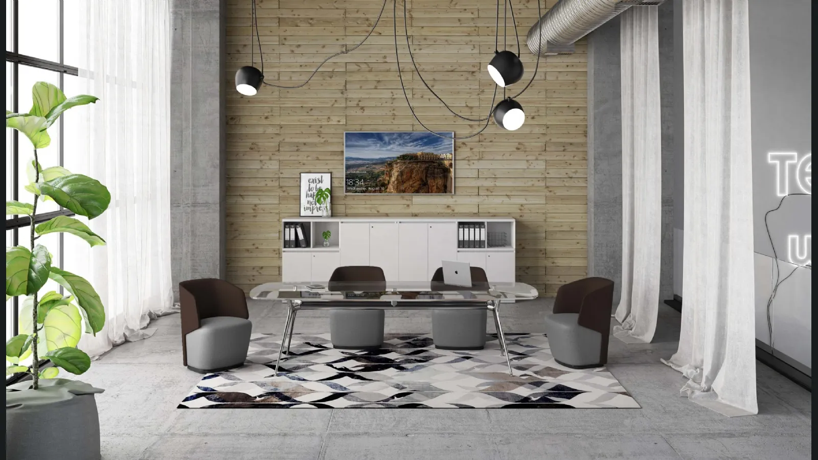 Tavolo P016 Glass di Estel