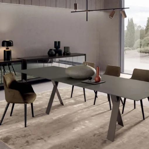 Tavolo allungabile Tailor in ecomalta di Presotto