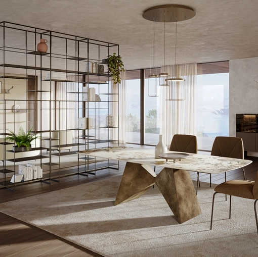 Tavolo scultoreo Gemini di Ronda Design