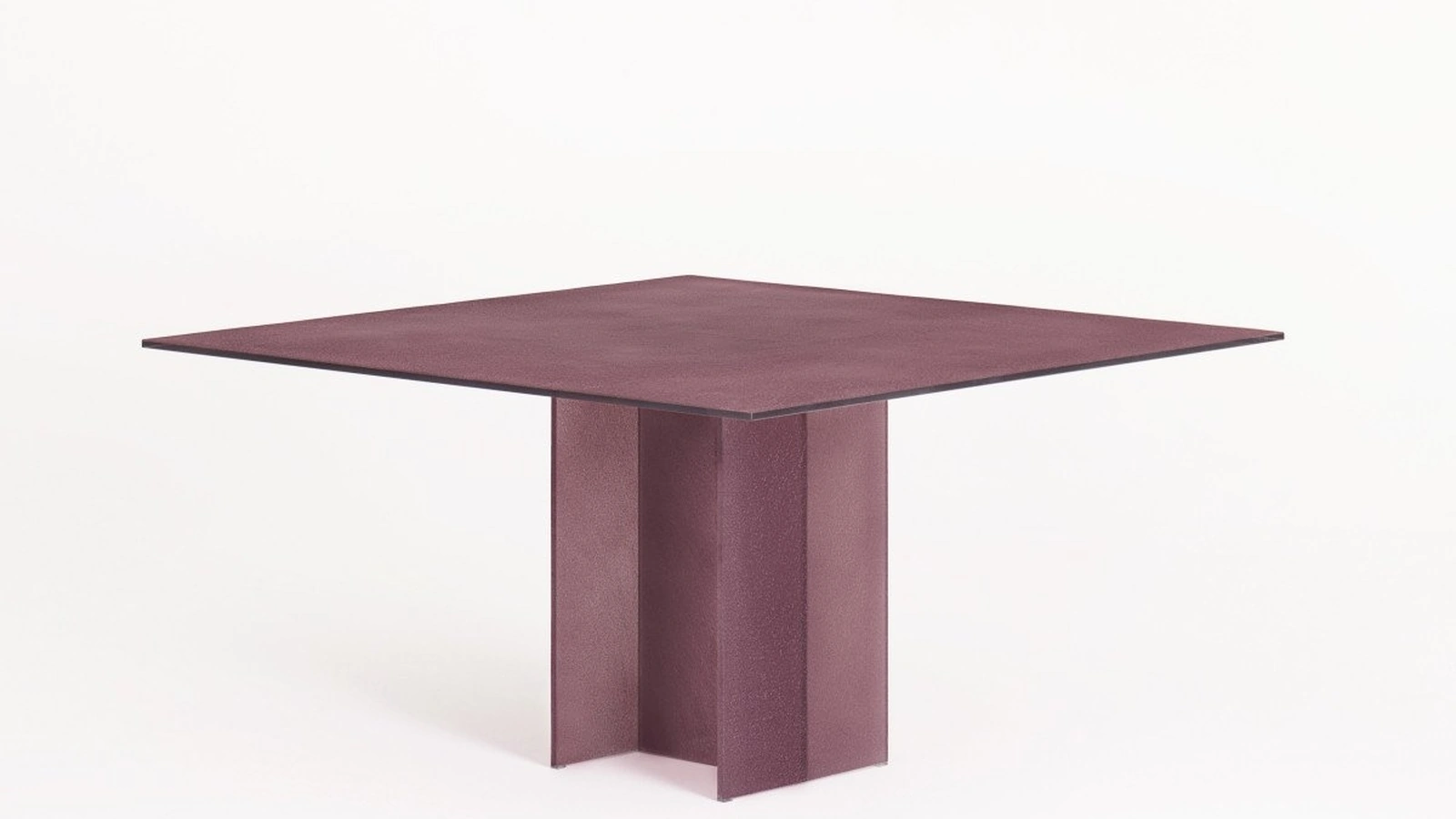 Tavolo quadrato Simoon di Glas Italia