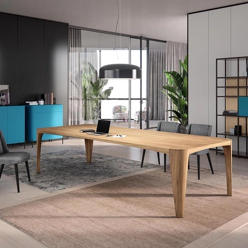 Tavolo rettangolare in legno antico recuperato Terra di Estel