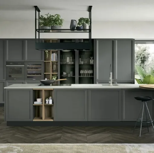 Cucina Classica con isola Bellaria 01 di Forma Cucine