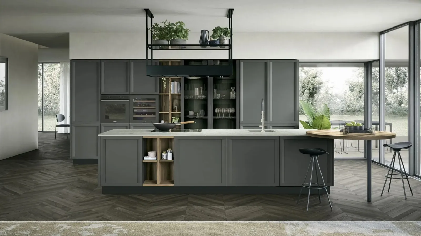 Cucina Classica con isola Bellaria 01 di Forma Cucine