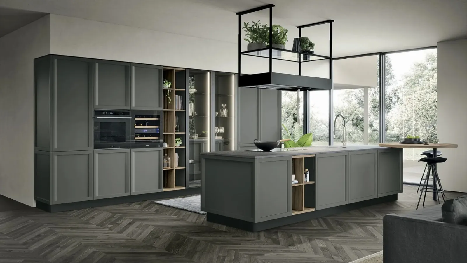 Cucina Classica con isola Bellaria 01 di Forma Cucine