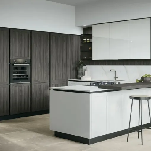 Cucina Classica con penisola River 01 di Forma Cucine