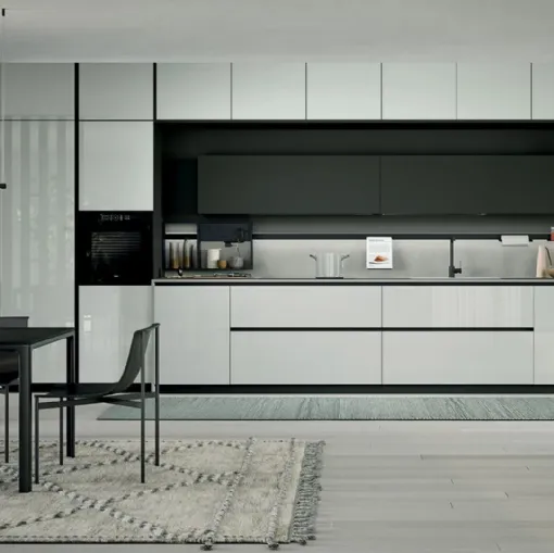 Cucina Moderna lineare Aria Tech 02 di Forma Cucine