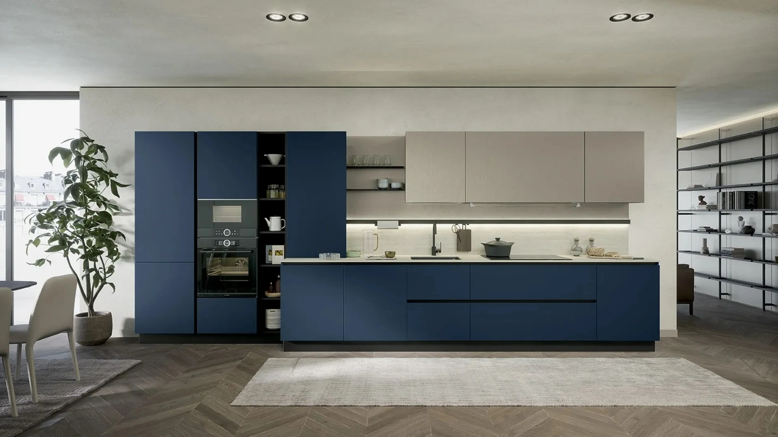 Cucina Moderna lineare Colibrì 01 di Forma Cucine