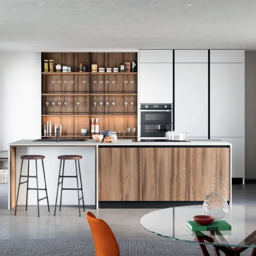 Cucina Moderna con isola Colibrì 06 di Forma Cucine