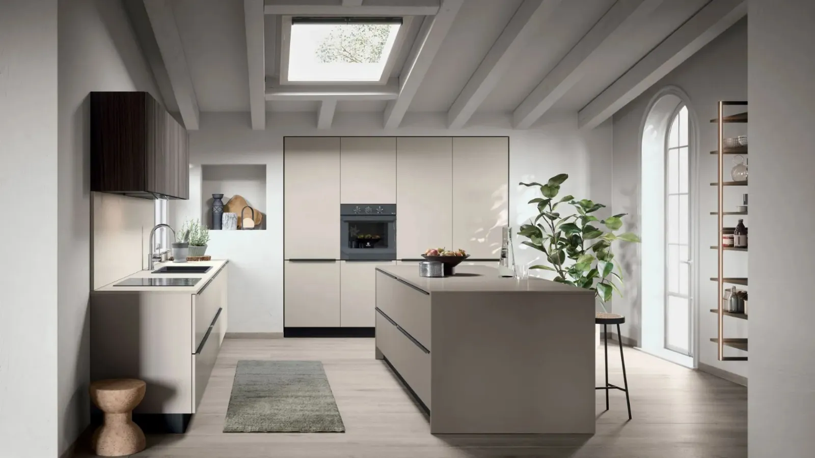 Cucina Moderna con isola Colibrì Intra di Forma Cucine
