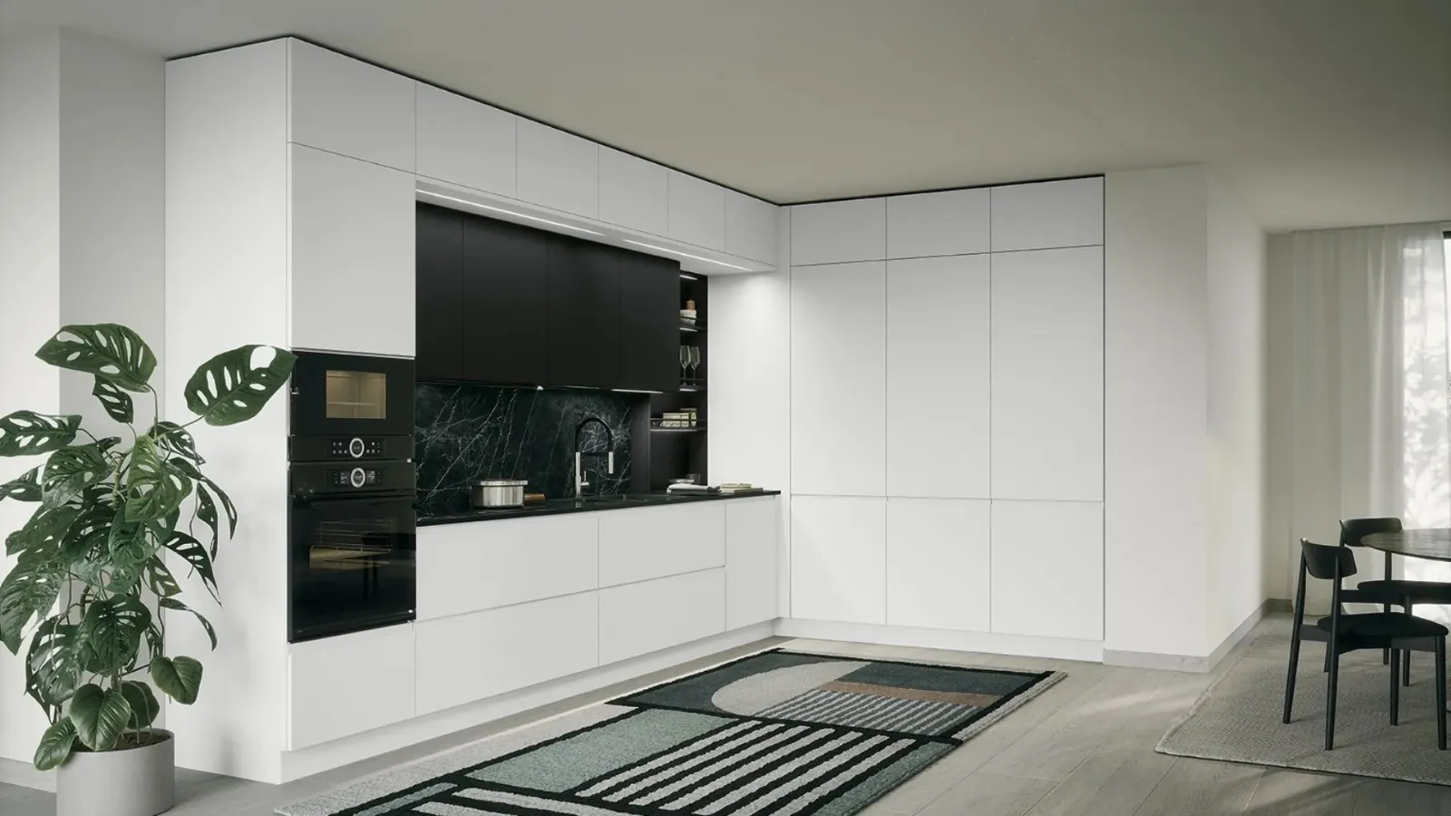 Cucina Moderna angolare Joy 01 di Forma Cucine