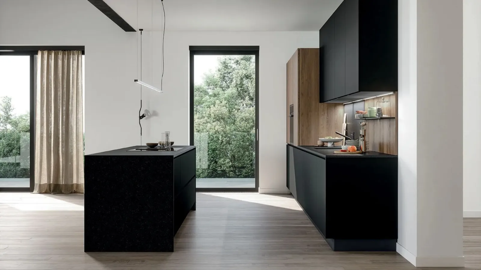 Cucina Moderna con isola Trend Linea di Forma Cucine