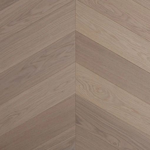 Parquet Floor City Line White Large Chevron in essenza rovere di Giacobazzi