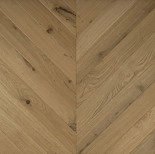 Parquet Floor Strutture Ambra Chevron in essenza rovere di Giacobazzi