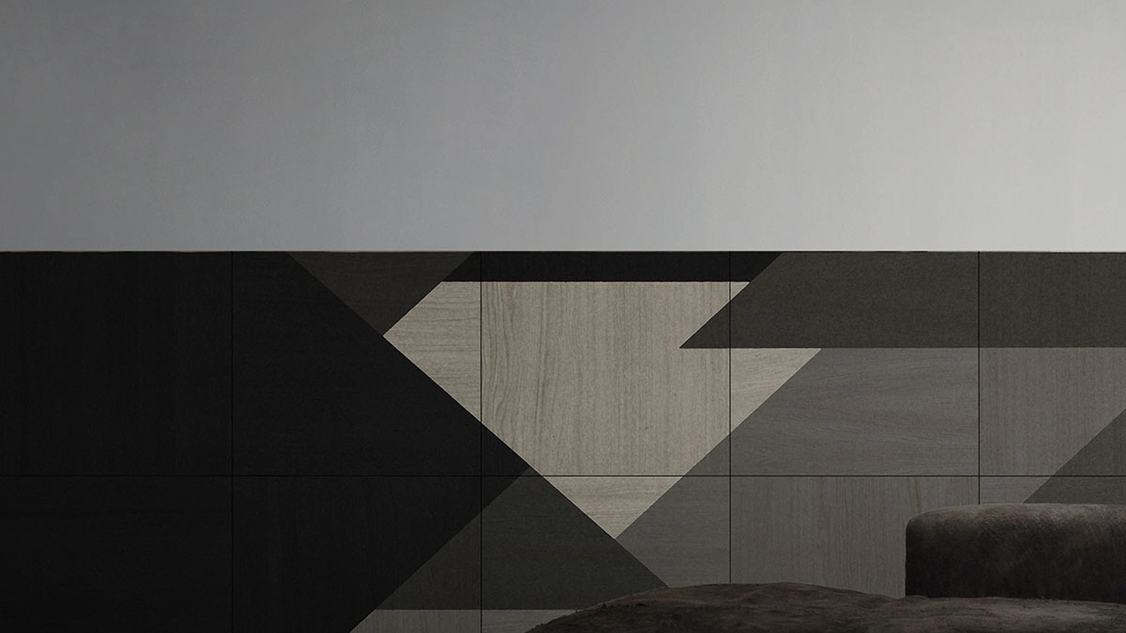 Parquet Grafiche Abstract in impiallacciatura frassino su supporto in multistratodi Giacobazzi