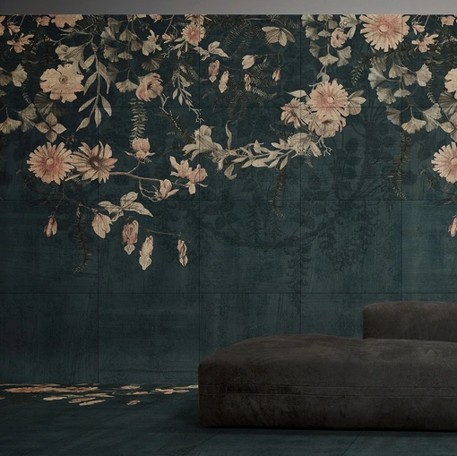 Parquet Grafiche Ginko in impiallacciatura frassino su supporto in multistrato di Giacobazzi