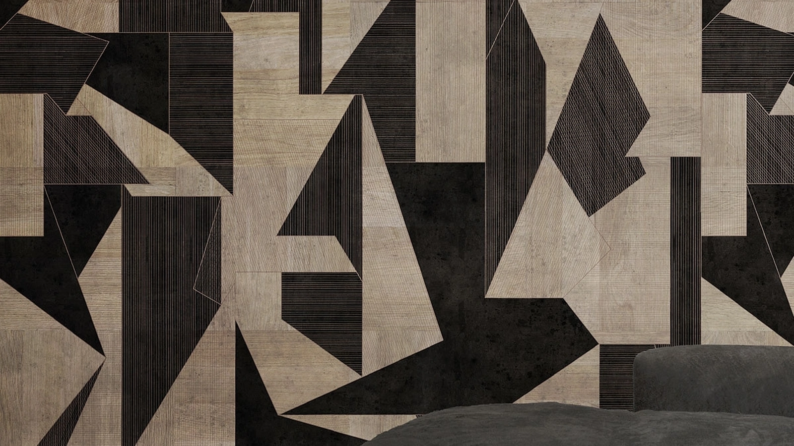 Parquet Grafiche Natalia in impiallacciatura rovere su supporto in multistrato di Giacobazzi