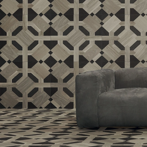 Parquet Mattonelle Cattedrale in essenza di rovere europeo di Giacobazzi