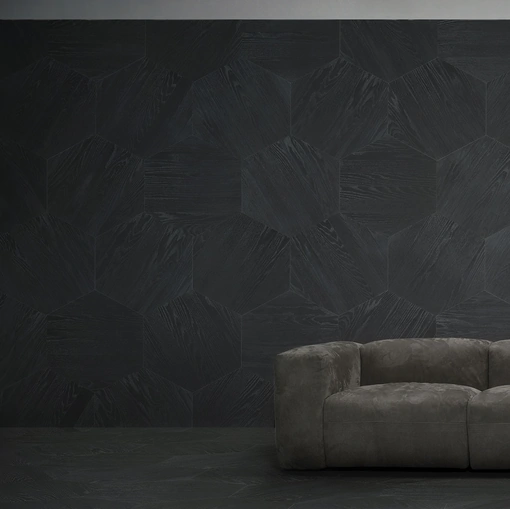 Parquet Mattonelle Esagono in essenza di rovere europeo di Giacobazzi