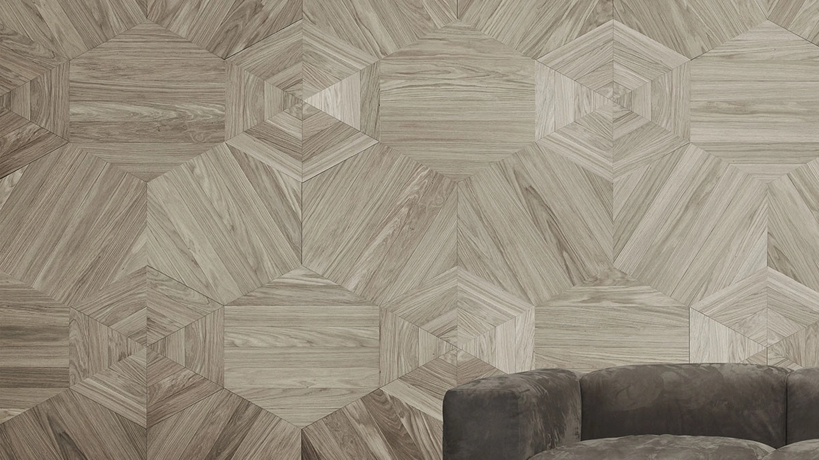 Parquet Mattonelle Mosaico A in essenza di rovere europeo di Giacobazzi