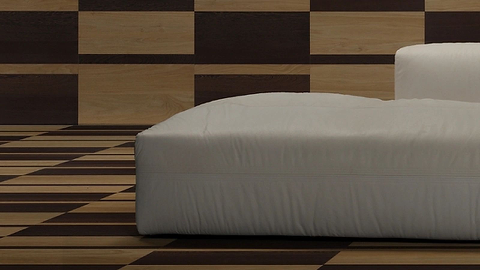 Parquet Mattonelle Segmenti in essenza rovere europeo e wengè di Giacobazzi