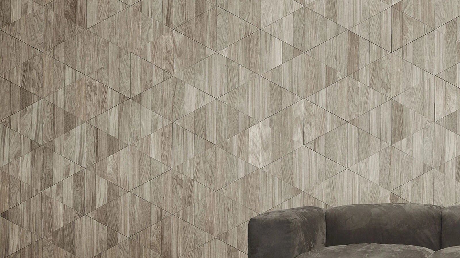 Parquet Mattonelle Triangolo in essenza di rovere europeo di Giacobazzi